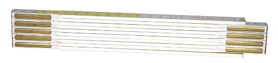 Afbeeldingen van Stanley duimstok - 2 meter - geel/wit hout 