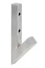 Afbeeldingen van Siro Kapstokhaak metaal - boorafstand 32mm/L 120mm/H 50mm/B 16mm RVS 
