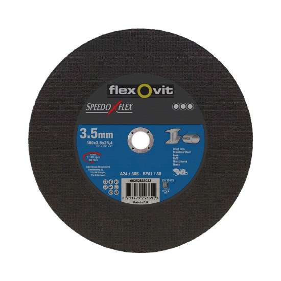 Afbeeldingen van Flexovit Doorslijpschijf - Ø300x3.5x25.4mm - staal en zachte metalen