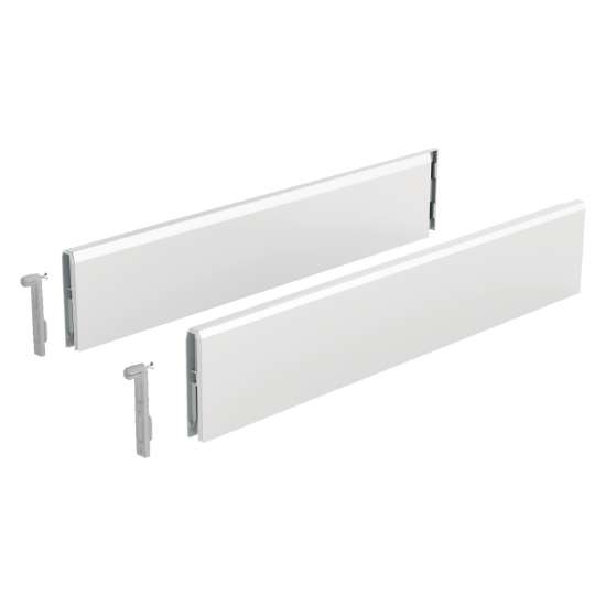 Afbeeldingen van Hettich TopSide ArciTech,  400 mm, (186/ 94, 218/126) wit, links en rechts