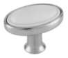 Afbeeldingen van Siro Meubelknop metaal - L 32mm/H 24mm/B 22mm chroom glanzend/wit 