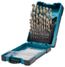 Afbeeldingen van Makita boorset HSS-G D-67555 - Ø1-13mm - 25 delig