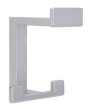 Afbeeldingen van Siro Kapstokhaak metaal - boorafstand 32mm/L 92mm/H 80mm/B 70mm aluminium 