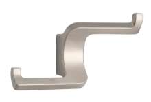 Afbeeldingen van Siro Kapstokhaak metaal - boorafstand 16mm/L 63mm/H 37mm/B 108mm RVS effect 