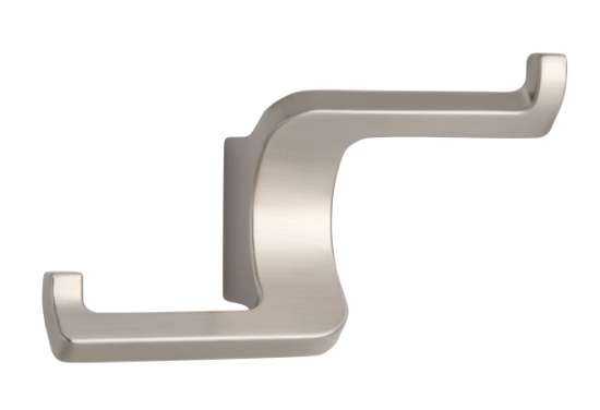 Afbeeldingen van Siro Kapstokhaak metaal - boorafstand 16mm/L 63mm/H 37mm/B 108mm RVS effect 