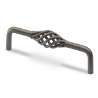 Afbeeldingen van Hettich Greep Malaca, boorafstand 128, L 136 mm, H 40 mm, ø 12 mm, tinkleurig