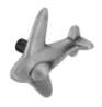 Afbeeldingen van Siro Meubelknop metaal - L 56mm/H 33mm/B 59mm antiek tin 