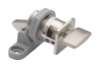 Afbeeldingen van Siro Kastslot metaal - boorafstand 32mm/L 58mm/H 25mm/B 44mm RVS effect/grijs 