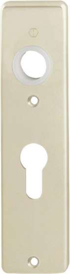 Afbeeldingen van Hoppe Binnendeur kortschild aluminium rechthoekig 202KP - PC55 - F2