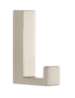 Afbeeldingen van Siro Kapstokhaak metaal - boorafstand 32mm/L 61mm/H 40mm/B 15mm RVS effect 
