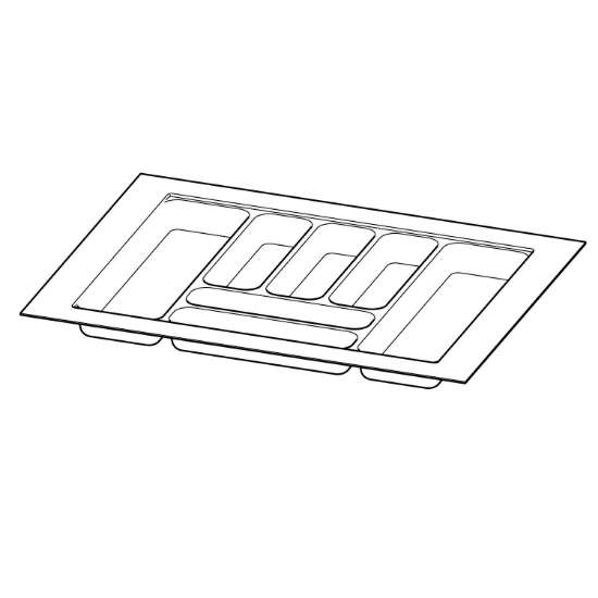 Afbeeldingen van Hettich OrgaTray 440, wit, 441 - 520 / 501 - 600