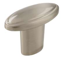 Afbeeldingen van Siro Meubelknop metaal - L 34mm/H 26mm/B 16mm - RVS effect 