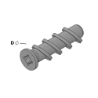 Afbeeldingen van GB plug - Ø5mm - nylon