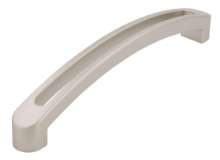 Afbeeldingen van Siro Meubelgreep kunststof - boorafstand 128mm/L 142,2mm/H 27mm/B 14mm - nikkel mat 