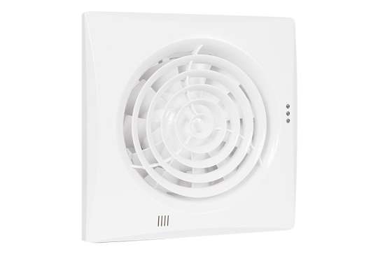 Afbeeldingen van Badkamer-/toiletventilator Silencio 125 T wit