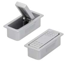 Afbeeldingen van Siro Handgreep metaal - inklapbaar L 52mm/H 16mm/B 23mm - aluminium 