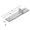 Afbeeldingen van GB vloer HSB-strip met lip - 200/300mm 60x8mm - elektrolitisch verzinkt
