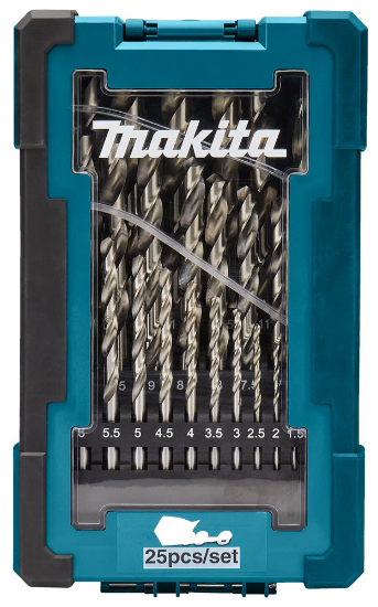 Afbeeldingen van Makita boorset HSS-G D-67555 - Ø1-13mm - 25 delig