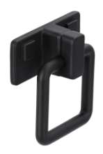 Afbeeldingen van Siro Hangende handgreep metaal - L 51mm/H 20mm/B 50mm mat zwart 