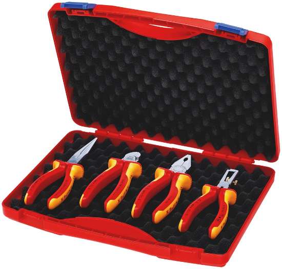 Afbeeldingen van KNIPEX Gereedschapsbox "RED" Electro Set 1