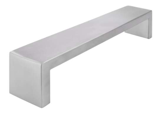Afbeeldingen van Siro Meubelgreep metaal - boorafstand 224mm/L 234mm/H 40mm/B 40mm - RVS 