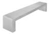 Afbeeldingen van Siro Meubelgreep metaal - boorafstand 224mm/L 234mm/H 40mm/B 40mm - RVS 