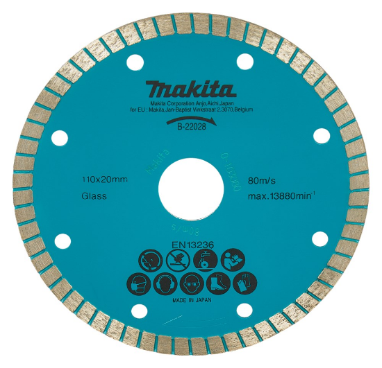 Afbeeldingen van Makita Diamantsch. 110X20 Glas/Marmer B-22028
