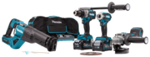 Afbeeldingen van Makita combiset XGT DK0126G401 - 2x4,0Ah accus en lader in tas