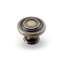Afbeeldingen van Hettich Knop Essa, H 25 mm, ø 32 mm, messingkleurig antiek