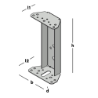 Afbeeldingen van GB Puisteun 60x70x220 115x2 Zink-Magnesium