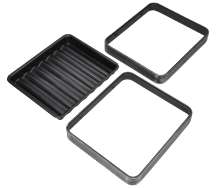 Afbeeldingen van Siro Paraplu standaard metaal - wandgemonteerde boorafstand 2x128mm/ antiek ijzer/zwart 