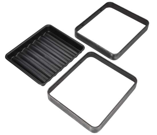 Afbeeldingen van Siro Paraplu standaard metaal - wandgemonteerde boorafstand 2x128mm/ antiek ijzer/zwart 