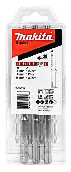 Afbeeldingen van Makita Borenset Nemesis SDS-PLUS - 3 Delig 