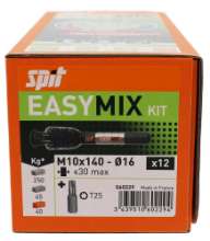 Afbeeldingen van Spit kit Easymix - M10x40mm - 12 stuks 