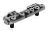 Afbeeldingen van Siro Meubelgreep metaal - boorafstand 76mm/L 109mm/H 29mm/B 38mm antiek tin 