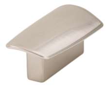 Afbeeldingen van Siro Meubelgreep metaal - boorafstand 32mm/L 65mm/H 23mm/B 31mm RVS effect 