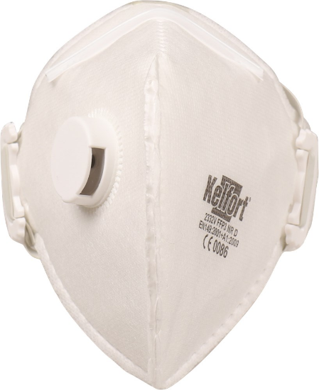 Afbeeldingen van Kelfort Stofmasker 2332V - FFP3 - Vouwbaar Met Ventiel