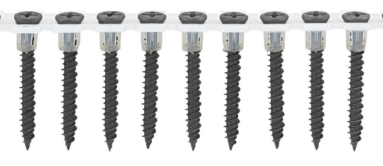 Afbeeldingen van Spax gipsplaatschroef Gix-C - Ø3,9x30mm PH2 - verzonkenkop freesribben gefosfateerd 1000 stuks op rol