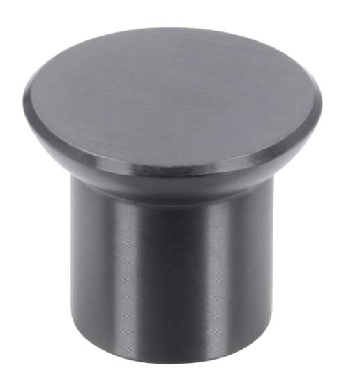 Afbeeldingen van Siro Meubelknop metaal - L 25mm/H 21mm/B 25mm - grafiet zwart donker 