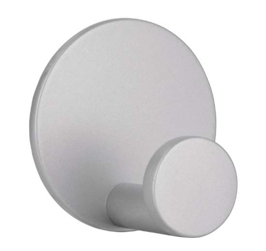Afbeeldingen van Siro Haak metaal - zelfklevend L 50mm/H 33mm/B 50mm aluminium 