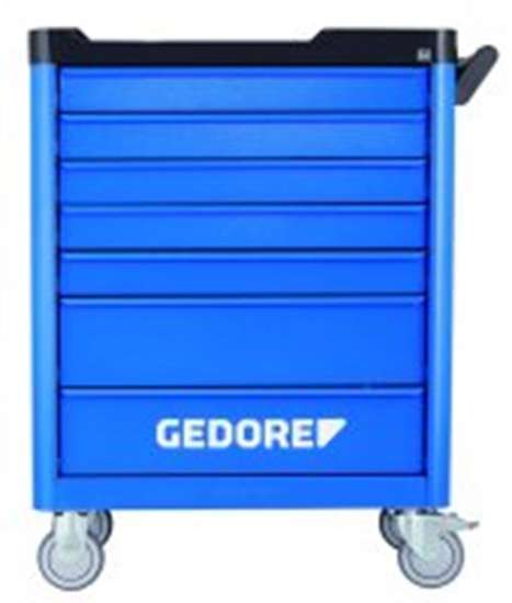 Afbeeldingen van GEDORE Gereedschapwagen workster smartline met 7 laden, leeg WSL-L7