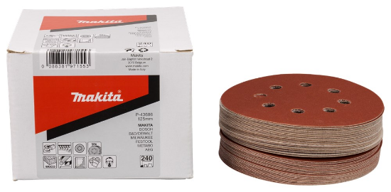 Afbeeldingen van Makita Schuurschijf K240 125 Red V.50 P-43686