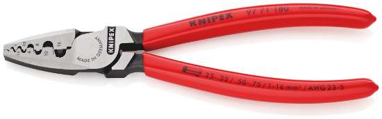 Afbeeldingen van KNIPEX Krimptang voor adereindhulzen