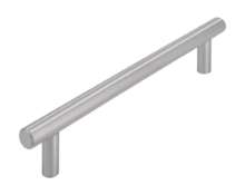 Afbeeldingen van Siro Meubelgreep metaal - boorafstand 128mm/L 160mm/H 31mm/B 10mm RVS 