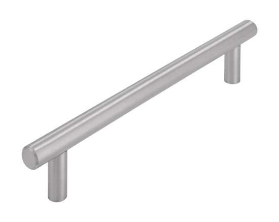 Afbeeldingen van Siro Meubelgreep metaal - boorafstand 128mm/L 160mm/H 31mm/B 10mm RVS 