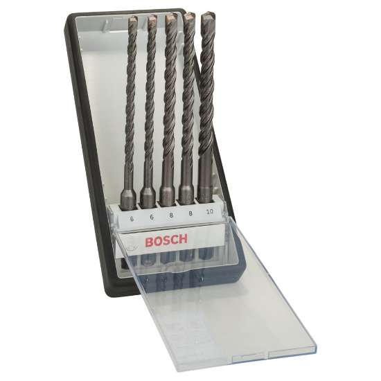 Afbeeldingen van Bosch 5-delige Robust Line hamerborenset SDS-plus-5 SDS-Plus-5