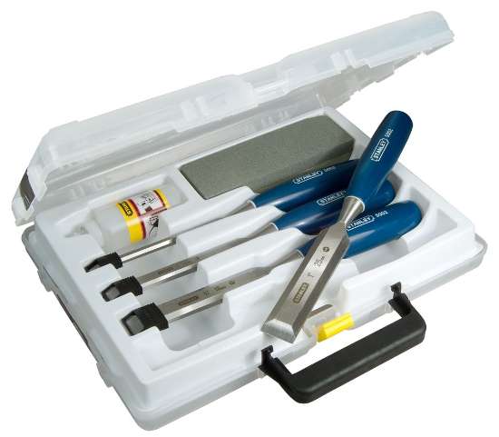 Afbeeldingen van Stanley houtbeitelset - 6,12,18,25mm - 6 delig