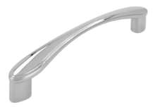 Afbeeldingen van Siro Meubelgreep metaal - boorafstand 128mm/L 150mm/H 29mm/B 16mm - chroom glanzend 