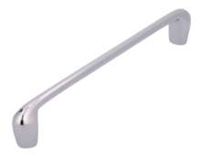 Afbeeldingen van Siro Meubelgreep metaal - boorafstand 160mm/L 180mm/H 26mm/B 15mm chroom glanzend 