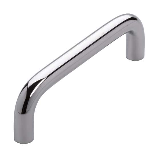 Afbeeldingen van Siro Meubelgreep metaal - boorafstand 96mm/L 106mm/H 29mm/B 10mm chroom glanzend 